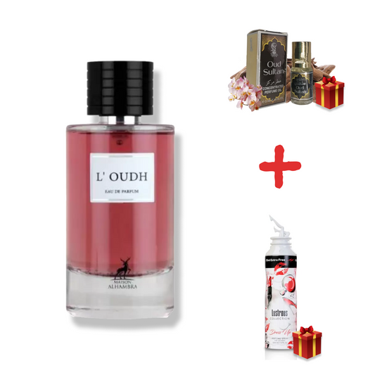 Парфюмен комплект L'oudh с 2 подаръка